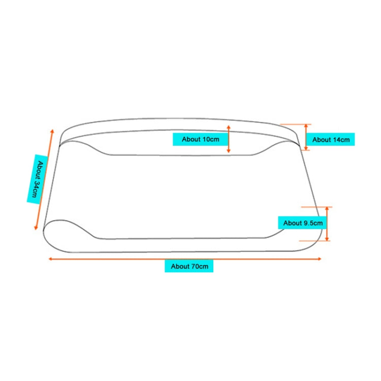 Cat Sofa Corrugated Paper Cat Scratch Board Grinding Claw Toy, Size: 70x34x14cm (Coffee)