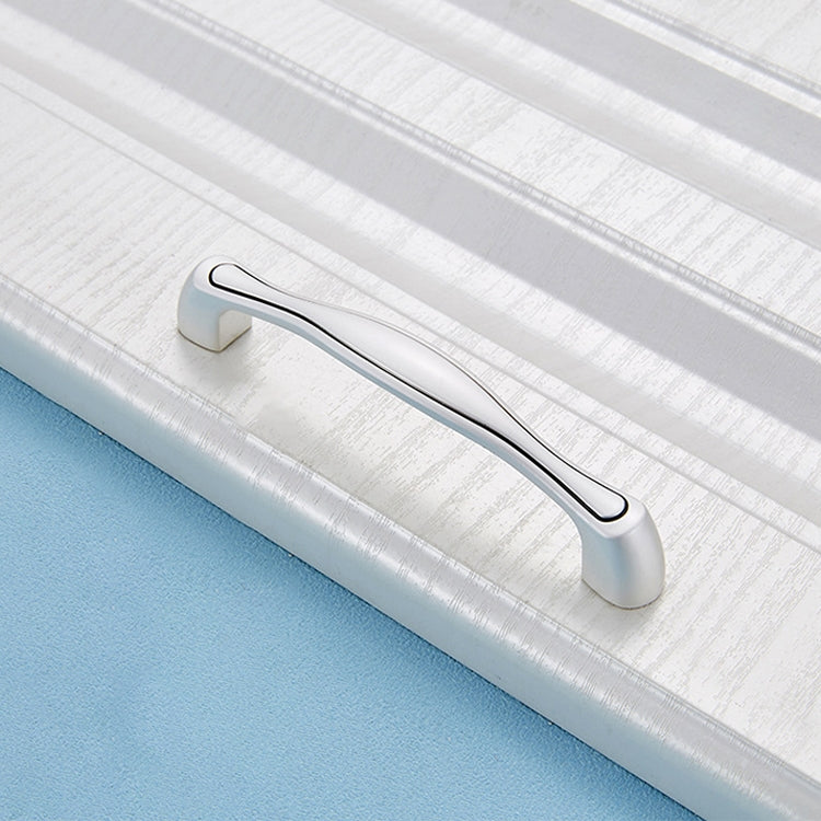 5 PCS 4092-96 Silver Tracing Black Drawer Cabinet Door Silver Black Handle