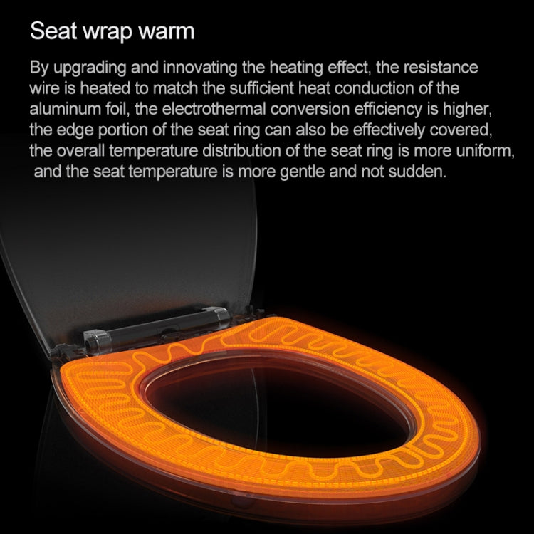Bathroom Adjustable Temperature Automatic Cleaning Heating Intelligent Toilet Cover