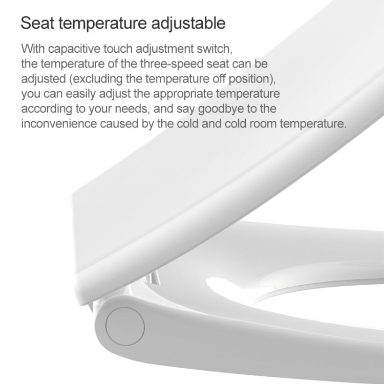 Bathroom Adjustable Temperature Automatic Cleaning Heating Intelligent Toilet Cover