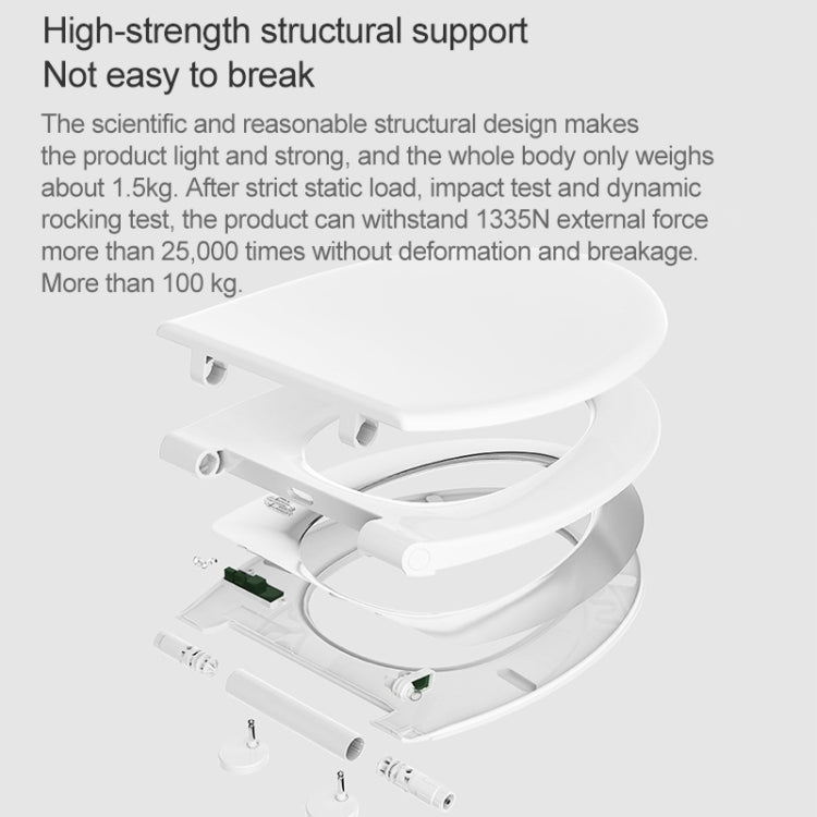 Bathroom Adjustable Temperature Automatic Cleaning Heating Intelligent Toilet Cover
