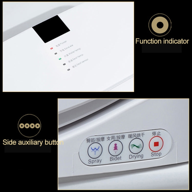 FENDAYA Multi-function Bathroom Wireless Remote Control Cleaning Heating Intelligent Flush Toilet Cover