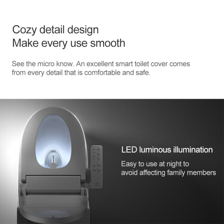 Bathroom Electric Fully Automatic Instant Heating Intelligent Flush Toilet Cleaner Cover