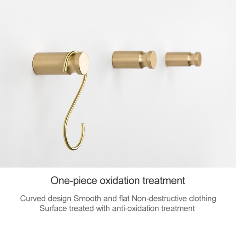 Brass Creative Wall Hanging Key Receiving Hanging Hook, Size: 4.5x1.5cm