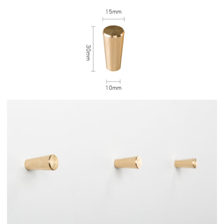 Brass Creative Wall Hanging Key Receiving Hanging Hook, Size: 3x1.5x1cm