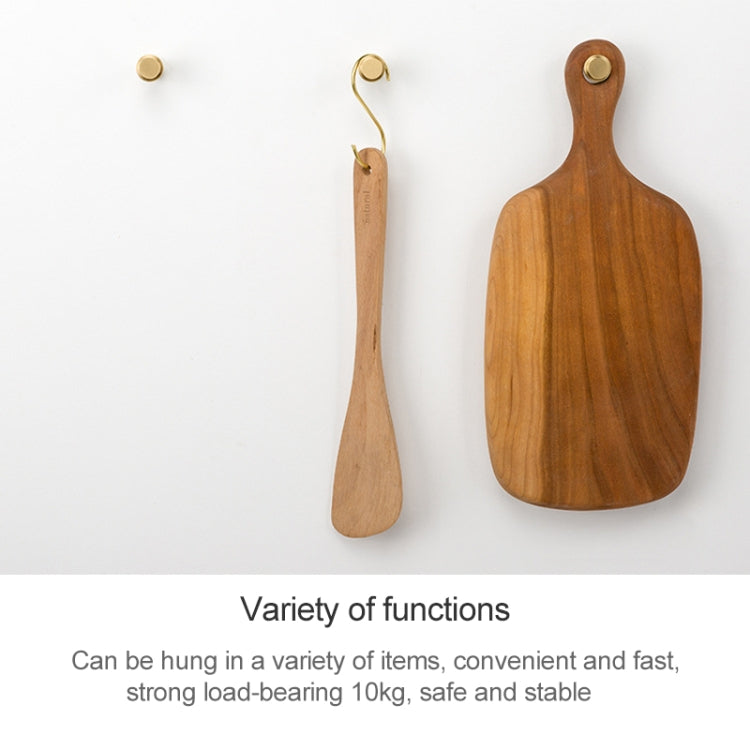 Brass Creative Wall Hanging Key Receiving Hanging Hook, Size: 3x1.5x1cm