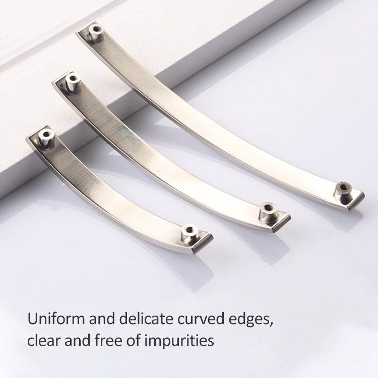 5 PCS Oukali 3013-192 Wire Drawing Modern Cabinet Alloy Drawer Door Handle