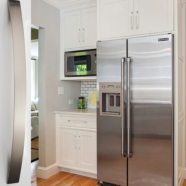 5 PCS Oukali 3013-192 Wire Drawing Modern Cabinet Alloy Drawer Door Handle