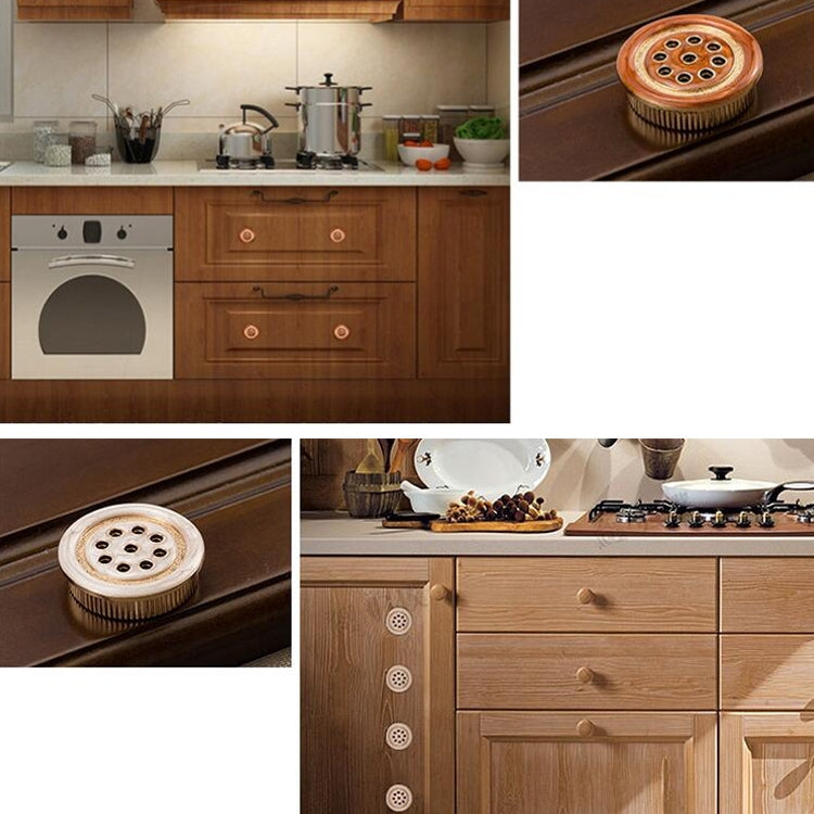 5 PCS Oukali Stainless Steel Zinc Alloy Vent Hole Furniture Cabinet Wardrobe Riser Vent