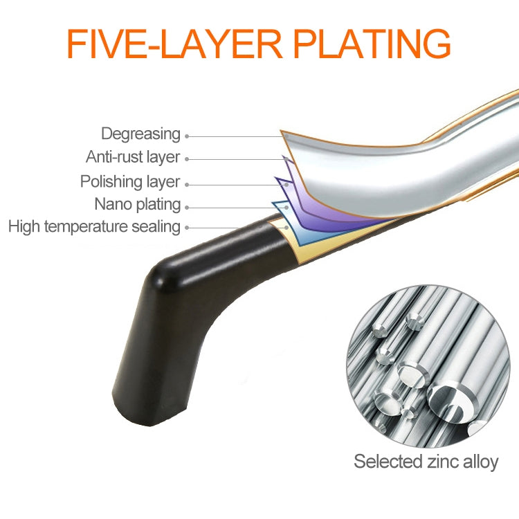 5 PCS 9008_128 Simple Black Drawer Cabinet Handle