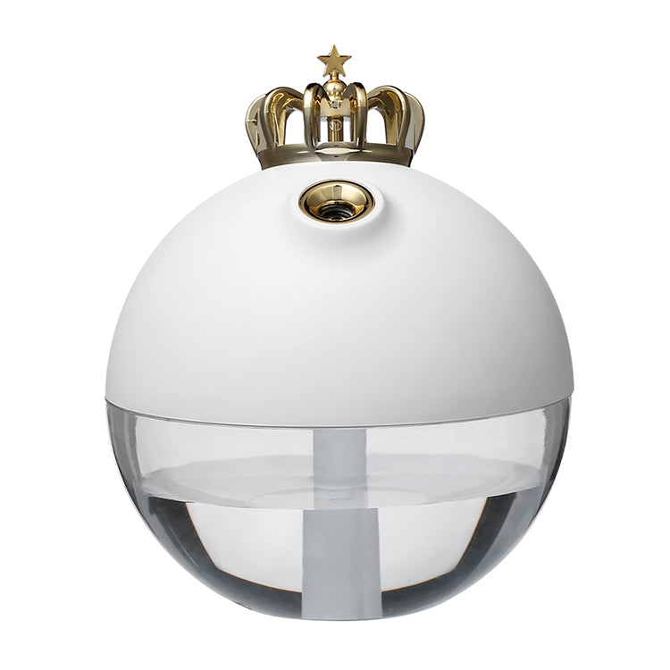 Large Capacity 320ml Crown LED Humidifier Automatic Alcohol Sprayer, Battery Version
