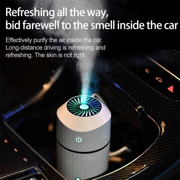 Large Capacity 320ml LED Automatic Humidifier Sprayer, USB Rechargeable Version