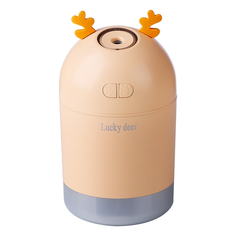 Lucky Deer Shape Large Capacity 400ml LED Humidifier Automatic Alcohol Sprayer