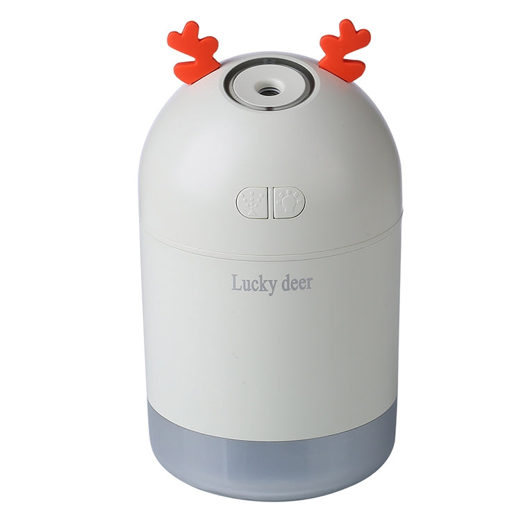 Lucky Deer Shape Large Capacity 400ml LED Humidifier Automatic Alcohol Sprayer