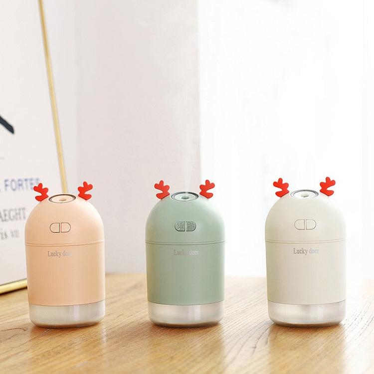 Lucky Deer Shape Large Capacity 400ml LED Humidifier Automatic Alcohol Sprayer