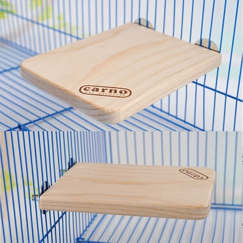 Pet Wooden Rectangular Springboard Hamster Small Pets Pedal Toys, Large