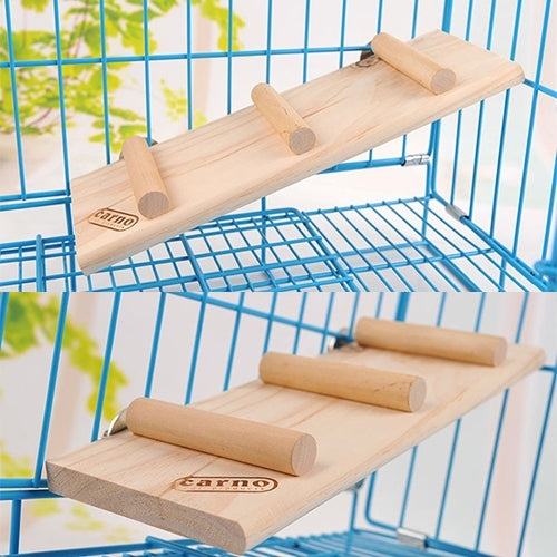 Pet Wood Toys Hamster Slide Ladder Stairs Toys for Small Pet