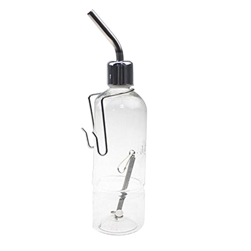 Pet Drinking Fountain for Dog Cat Rabbit Hamster Squirrel Stainless Steel Water Drinking Travel Kettle,Capacity:180ml