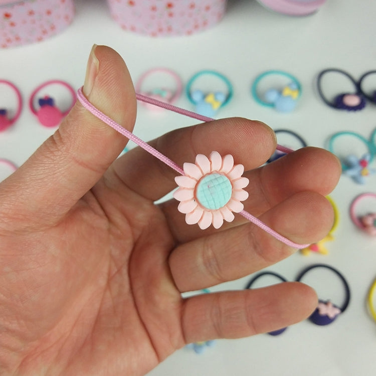 40pcs Cute Lovely Girls Kids Rubber Band Hair Tie