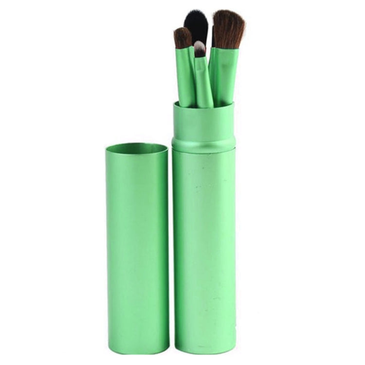 5 PCS Handle Eyes Makeup Brush Set with Aluminum Tube