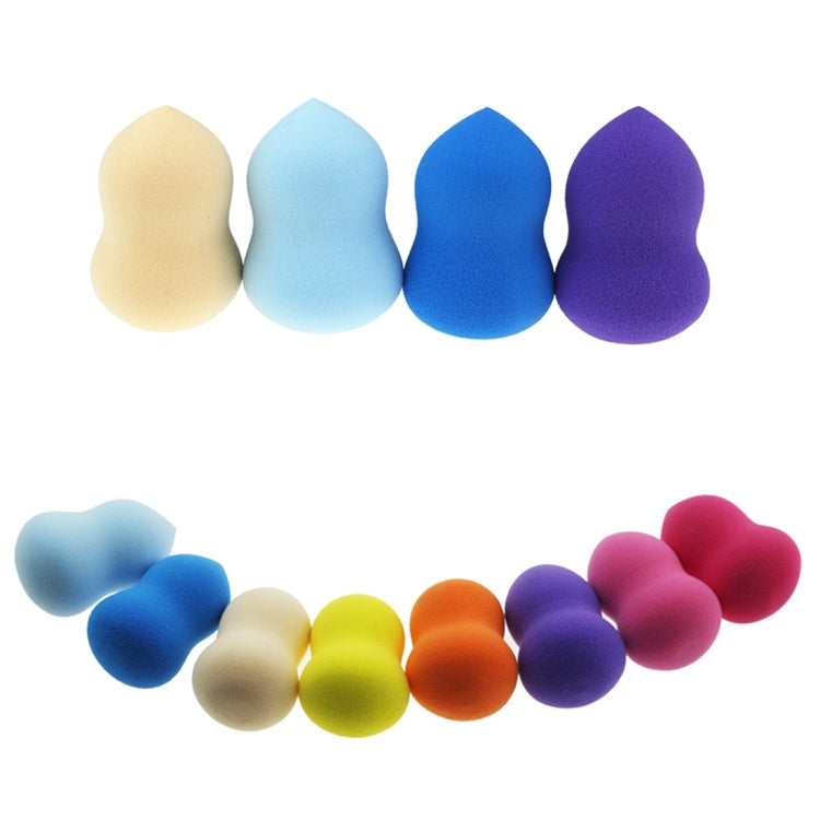 Great Beauty Facial Makeup Gourd Sponge Blending Foundation Smooth Sponge Cleansing Cosmetic Non-latex hydrophilic Cotton Pads, Random Color Delivery