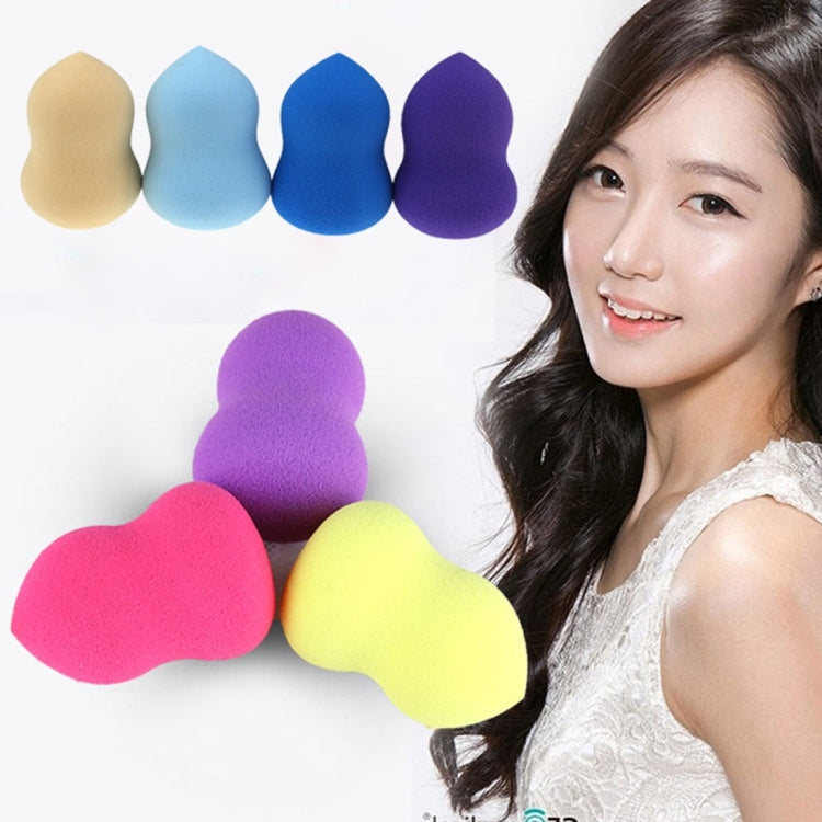 Great Beauty Facial Makeup Gourd Sponge Blending Foundation Smooth Sponge Cleansing Cosmetic Non-latex hydrophilic Cotton Pads, Random Color Delivery