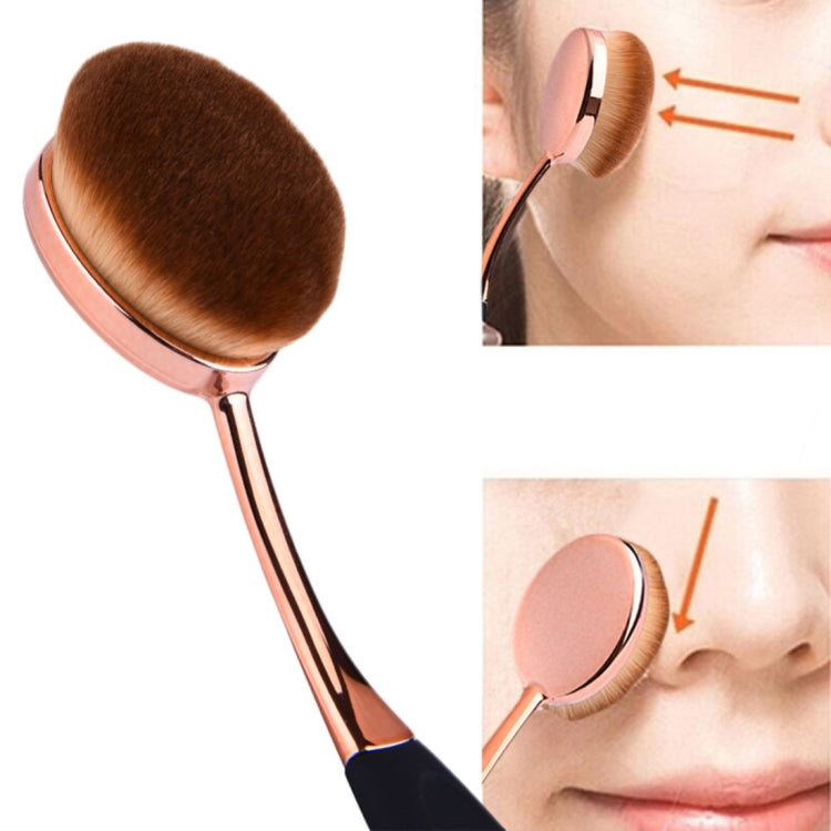 10 PCS Toothbrush Style Handle Makeup Brush Eyebrow Brush Set