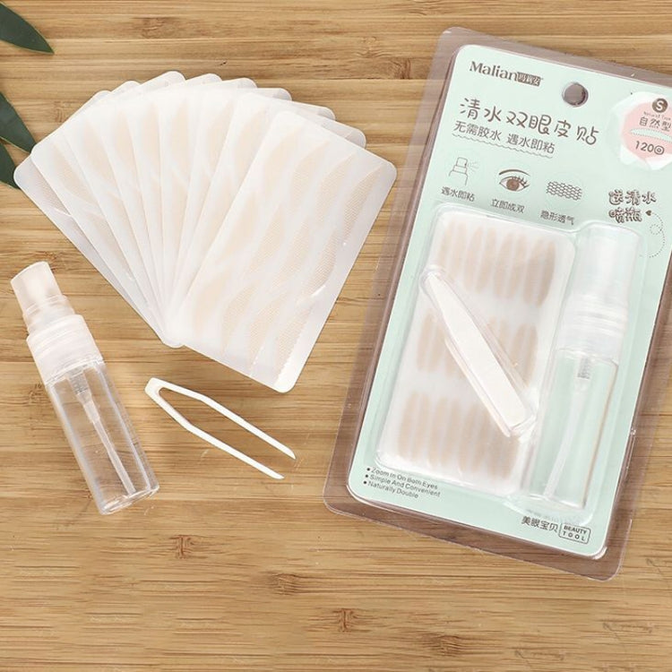 2 PCS Malian Clear Water Lace Invisible Double Eyelid Stickers Lightweight Mesh Double Eyelid Tape