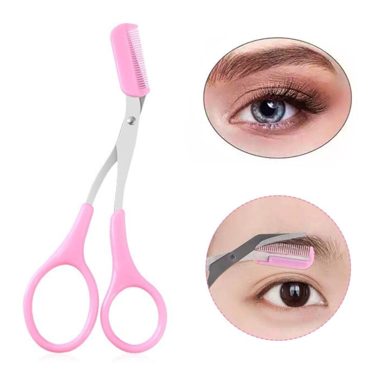 Eyebrow Scissors Shaping Knife Makeup Tool with Eyebrow Comb