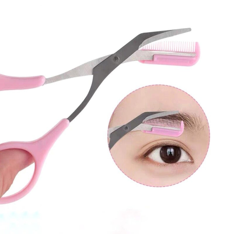 Eyebrow Scissors Shaping Knife Makeup Tool with Eyebrow Comb
