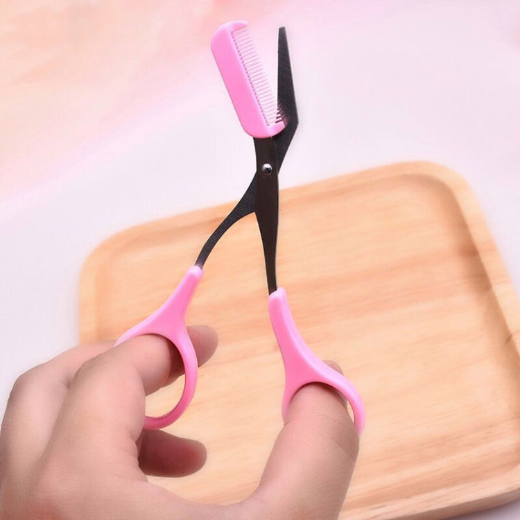 Eyebrow Scissors Shaping Knife Makeup Tool with Eyebrow Comb