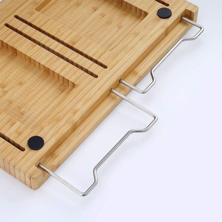 Multifunctional Cutting Board With Flat Bracket + Cutting Board + 2 Steel 2 Plastic Box