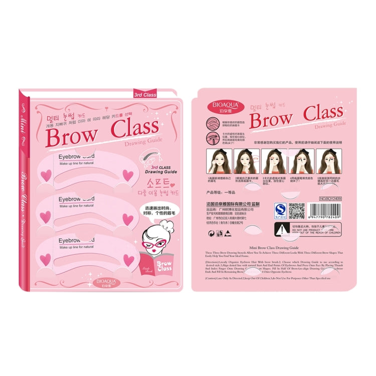 3 in 1 Eyebrow Stencil Shape Template Tools