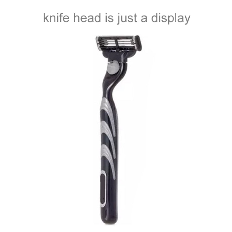 Washable Stainless Steel-Made Triple Layer Manual Razor Without Blade For Men(Black)