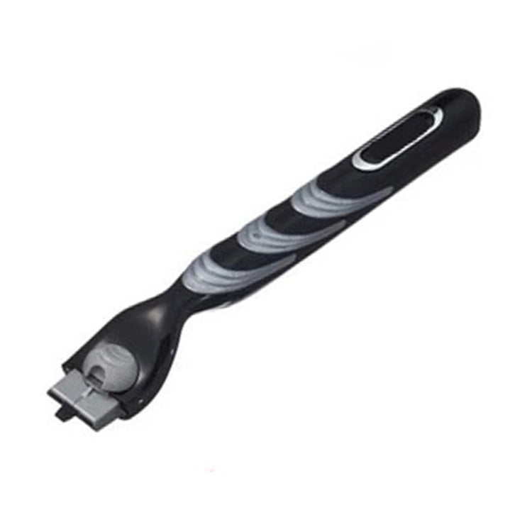 Washable Stainless Steel-Made Triple Layer Manual Razor Without Blade For Men(Black)