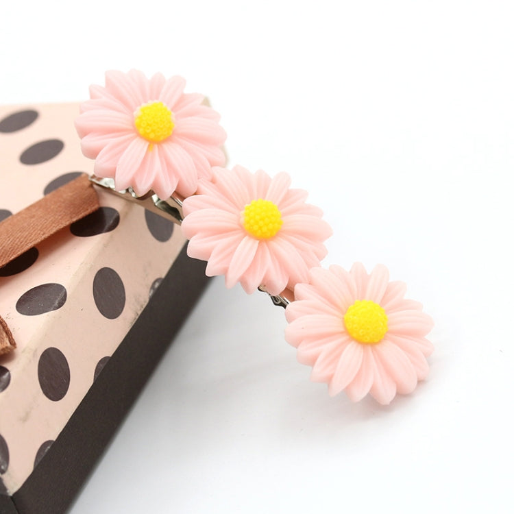 6 PCS New Summer Boutique Small Fresh Daisy Flower Cute Girl Durable Hairpin Hair Clips Hair Ring Elastic Hair Rope