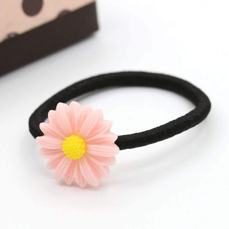 6 PCS New Summer Boutique Small Fresh Daisy Flower Cute Girl Durable Hairpin Hair Clips Hair Ring Elastic Hair Rope