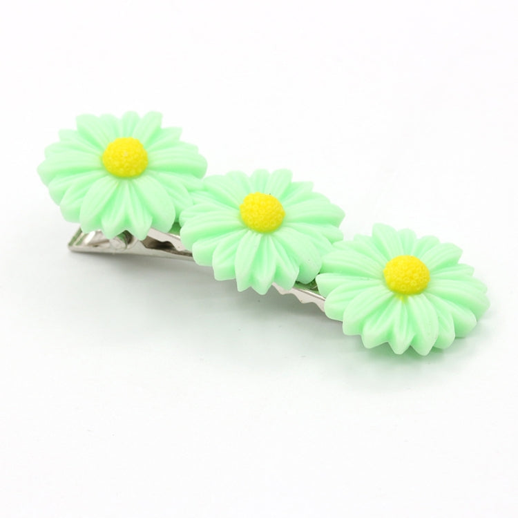6 PCS New Summer Boutique Small Fresh Daisy Flower Cute Girl Durable Hairpin Hair Clips Hair Ring Elastic Hair Rope