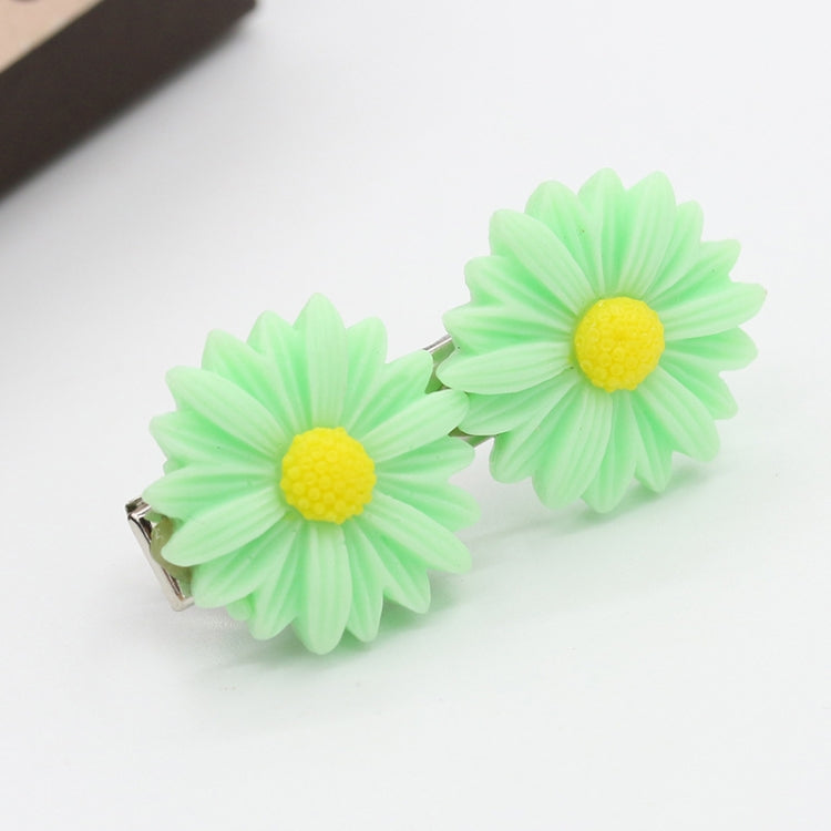 6 PCS New Summer Boutique Small Fresh Daisy Flower Cute Girl Durable Hairpin Hair Clips Hair Ring Elastic Hair Rope