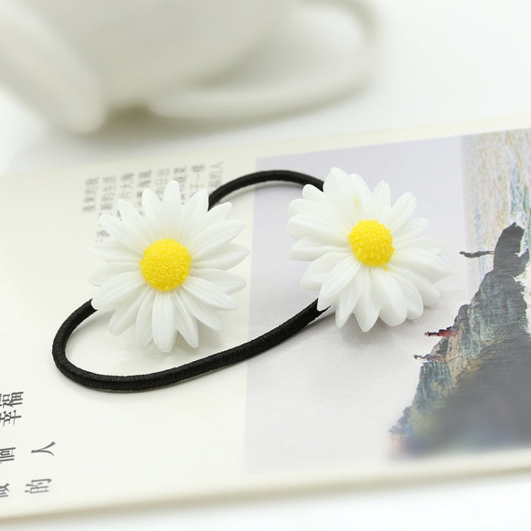 6 PCS New Summer Boutique Small Fresh Daisy Flower Cute Girl Durable Hairpin Hair Clips Hair Ring Elastic Hair Rope