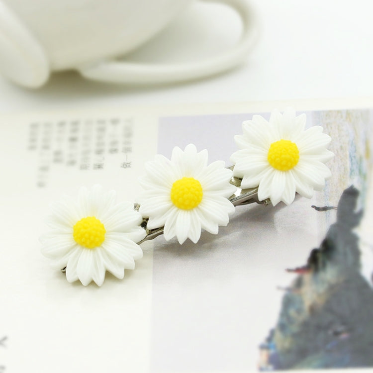 6 PCS New Summer Boutique Small Fresh Daisy Flower Cute Girl Durable Hairpin Hair Clips Hair Ring Elastic Hair Rope