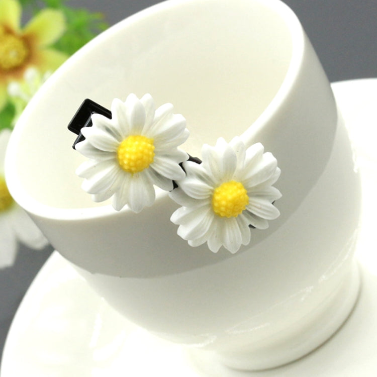 6 PCS New Summer Boutique Small Fresh Daisy Flower Cute Girl Durable Hairpin Hair Clips Hair Ring Elastic Hair Rope