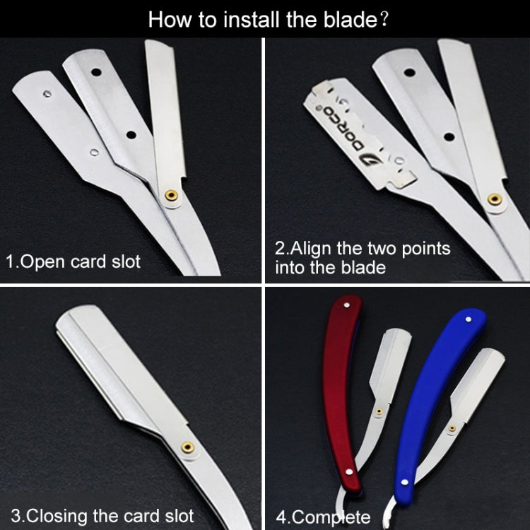 Fashion Vintage Manual Razor Blade Holder Shaving Eyebrow Knife Holder