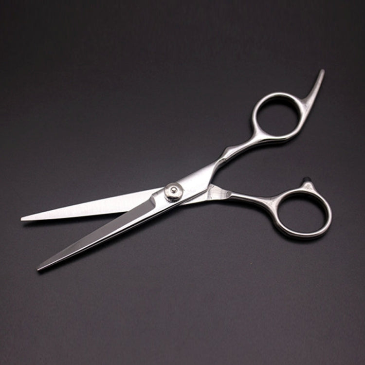 Fashion Durable Sharp Hairdressing Hair Cutting Shears/Scissors and Barber Thinning Flat Shear(Silver Cutting scissor)