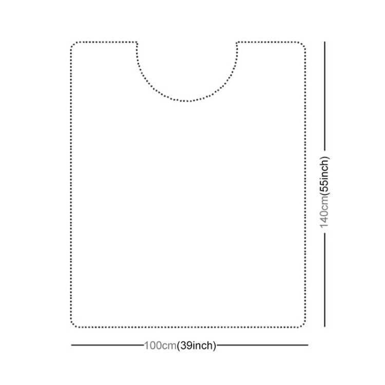5 PCS Hair Salons Waterproof Cloth Adult Haircut Hair-coloring Shaved Cloth Apron in Random Delivery