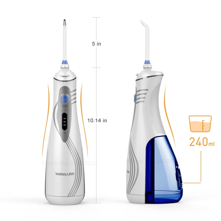 Waterpulse V400Plus Rechargeable Dental Cordless Oral Irrigator with Travel Case, Plug: US