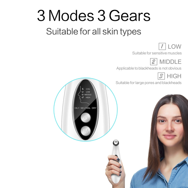 USB Rechargeable Electric LED Blackhead Remover