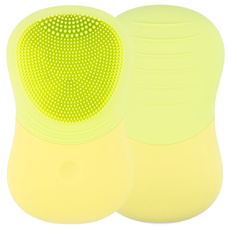 USB Charging IPX5 Waterproof Acoustic Wave Electric Facial Cleaner (Green)