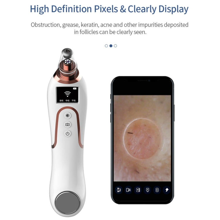 GH-HT1 2MP Visual Blackhead Beauty Instrument with Four Modes & WiFi