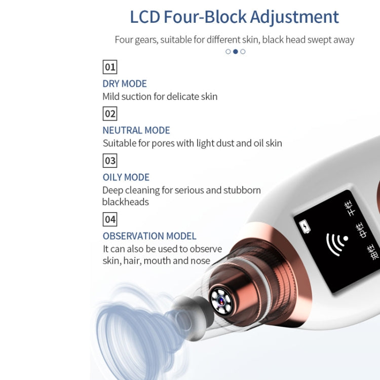 GH-HT1 2MP Visual Blackhead Beauty Instrument with Four Modes & WiFi
